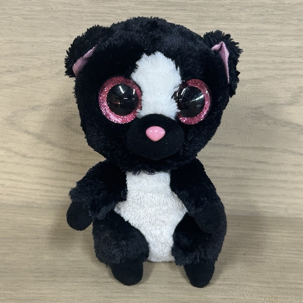 FLORA the Skunk Plush Stuffed Animal TY Beanie Boos - 6 inch